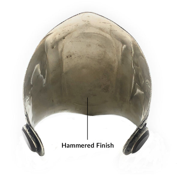 Tribal red stone wide cuff bracelet – boho chic accessory for gifting and festivals
