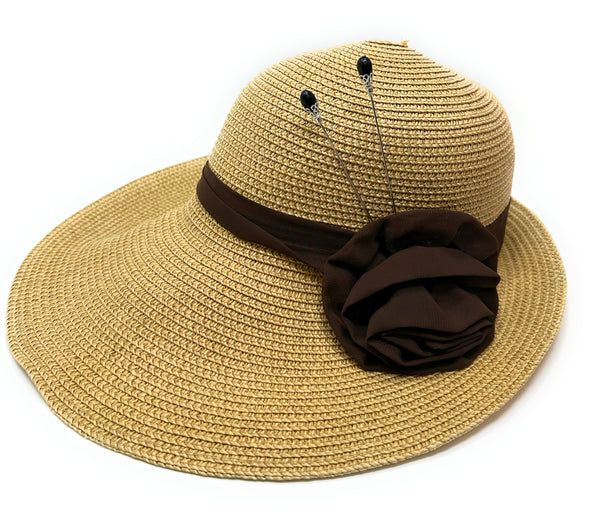 Duel On Jewel | 2-Piece Elegant Hat Pin Set | Long Silver Stick Pins with Black Bead Top | Classic Accessories for Hats, Scarves, Turbans, Costumes & Lapels | Vintage-Inspired Brooch Pair