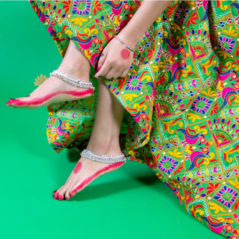 Silver Anklets For Women Indian Style Indian Traditional Ethnic