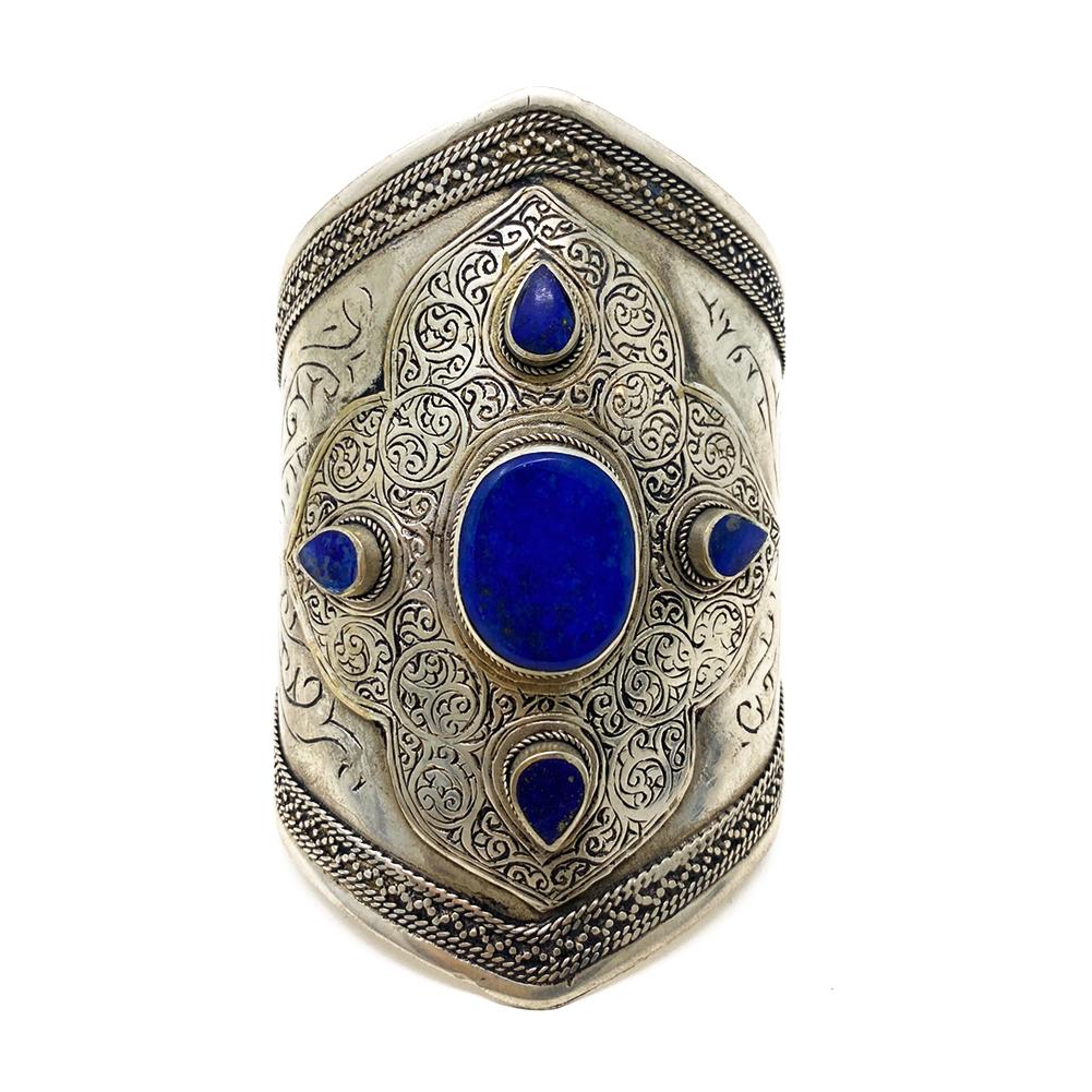 Afghan on sale blue stone